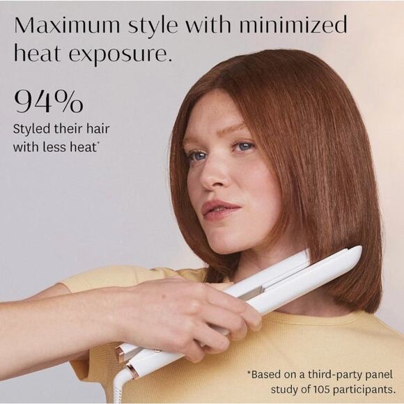 T3‎ SinglePass Luxe Professional 1 Inch Flat Iron White Gold - Picture 4 of 7